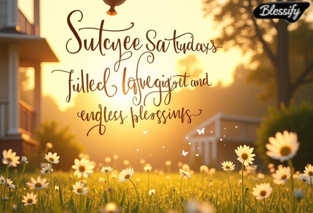 Weekend Blessings
