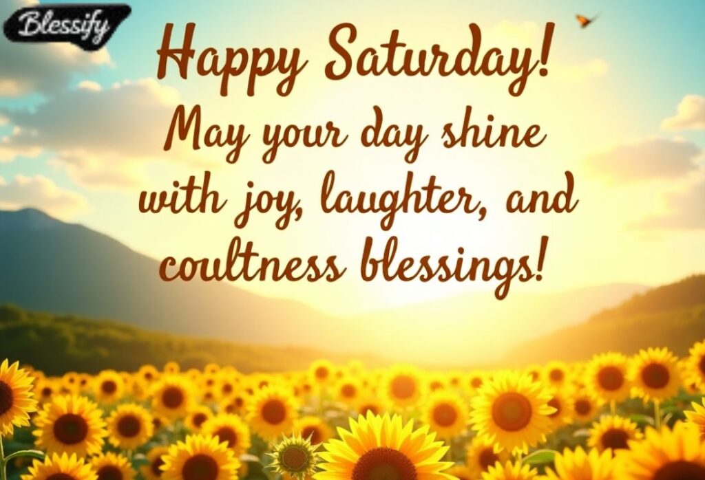 Saturday Blessings